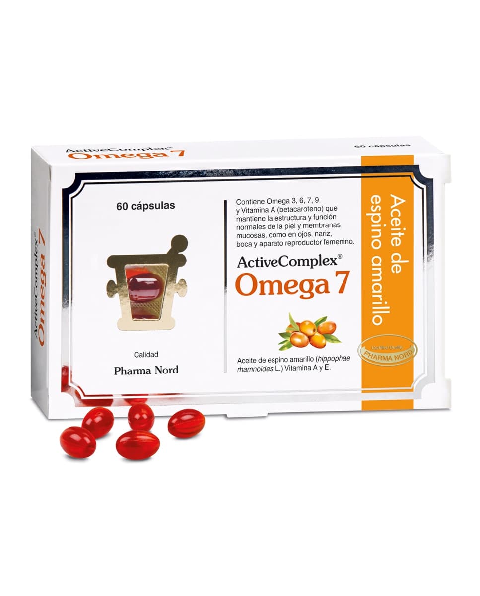 Pharma Nord - 60 cápsulas Complemento Alimenticio ActiveComplex Omega 7 Pharma Nord.