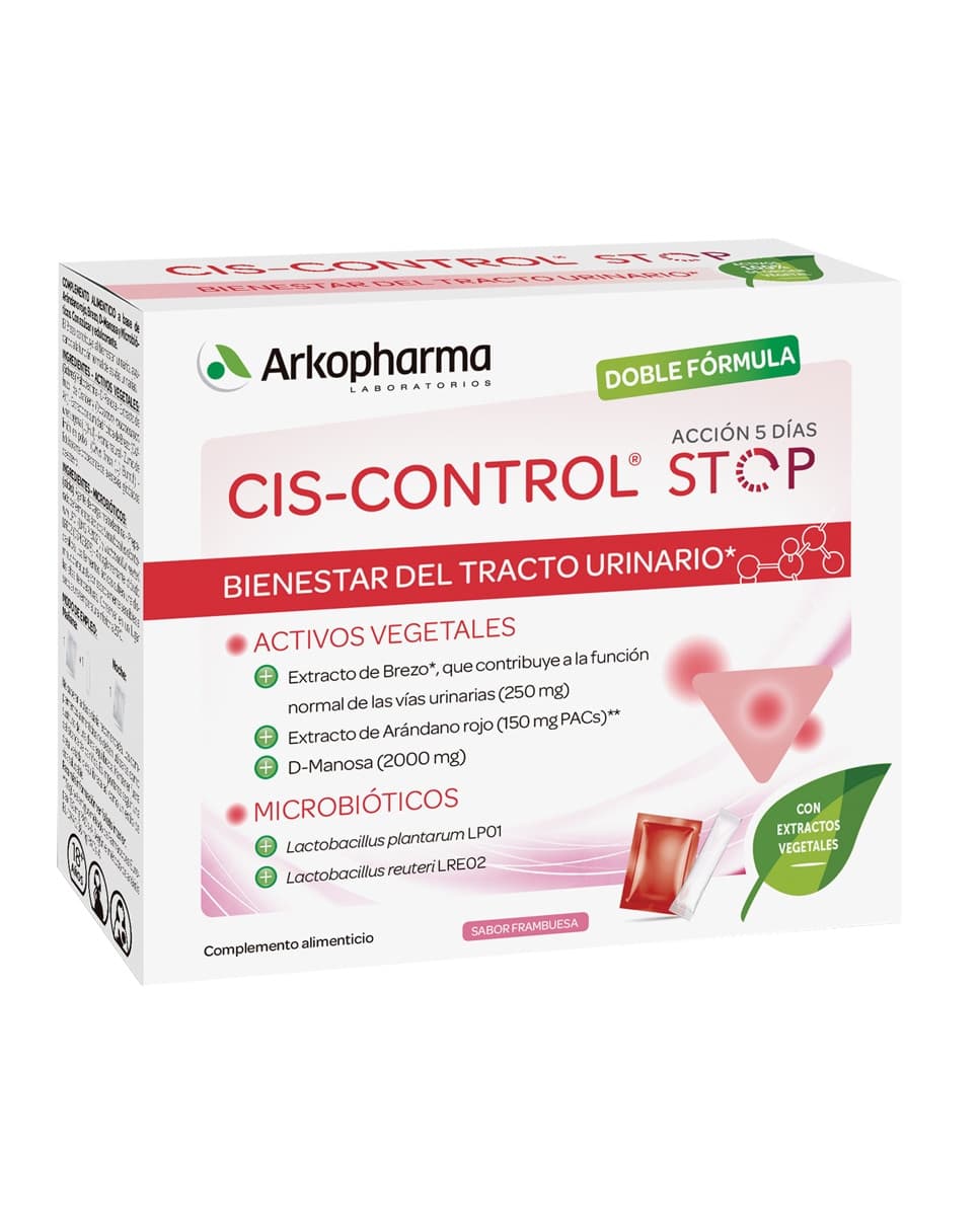 Arkopharma - Ciscontrol Stop 10 Sobres + 5 Stick Arkopharma.