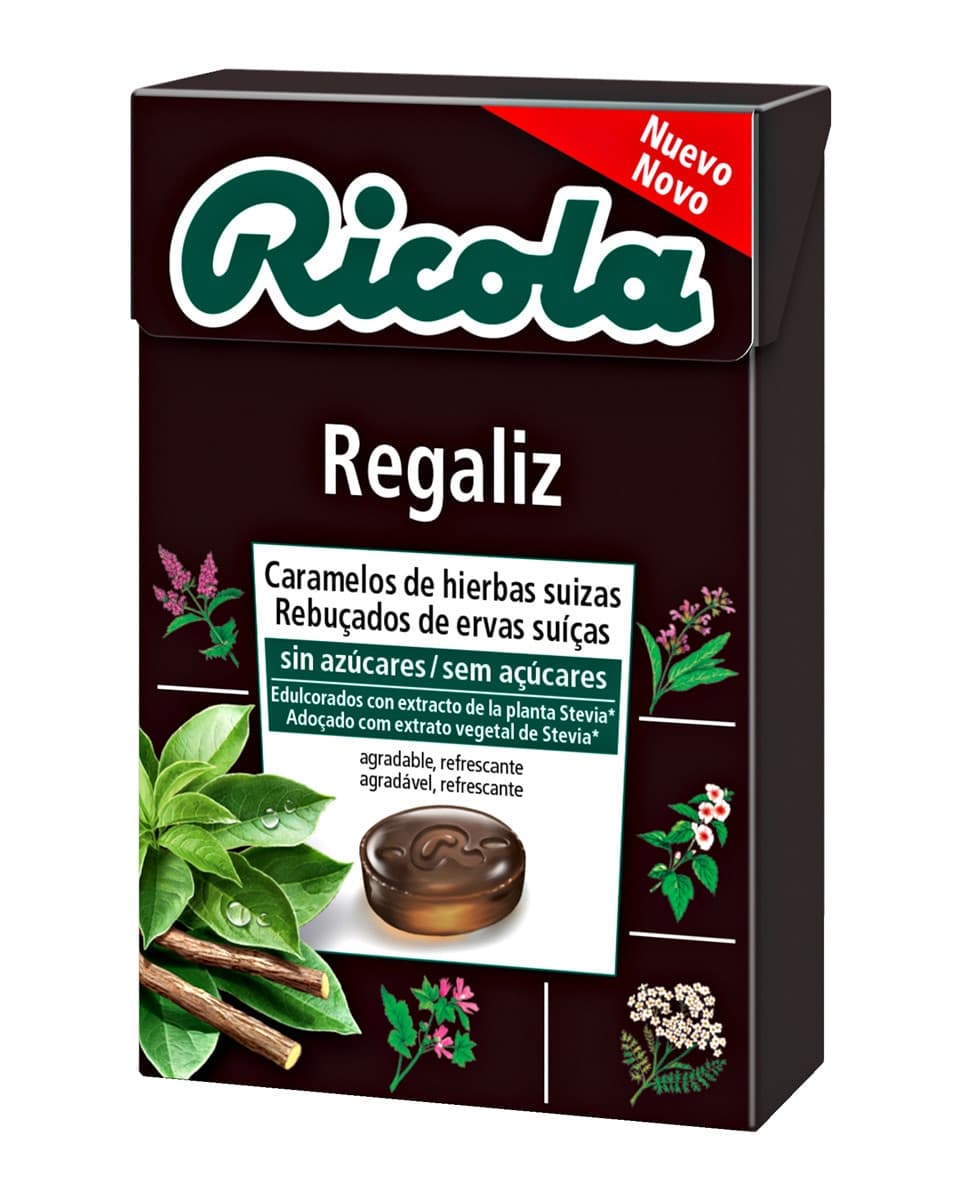 Ricola - Caramelos Ricola Regaliz 50 g Ricola.