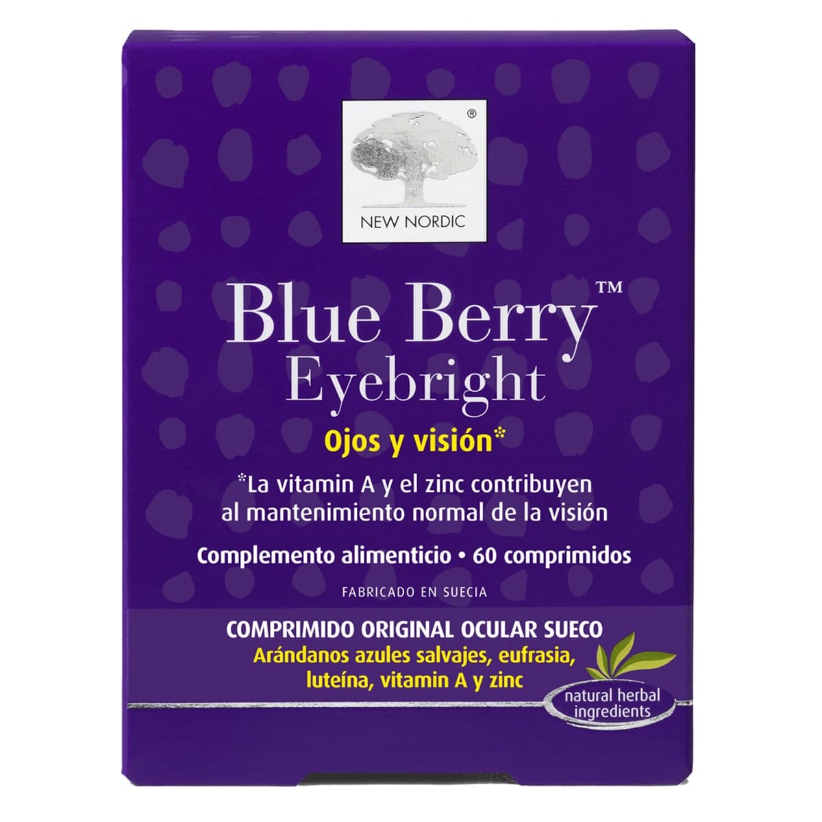 New Nordic - 60 Comprimidos Blue Berry Eyebright New Nordic.