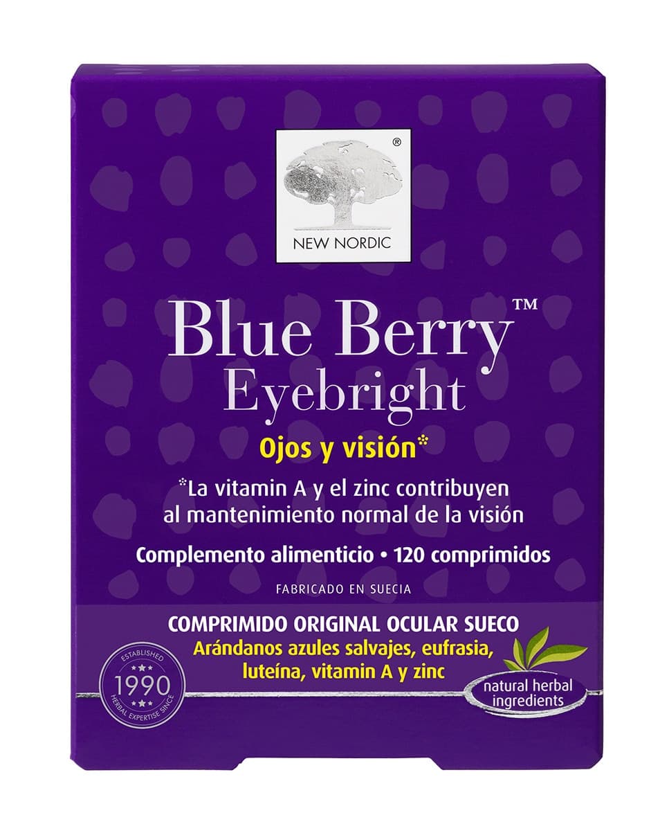 New Nordic - 120 Comprimidos Blue Berry Eyebright New Nordic.