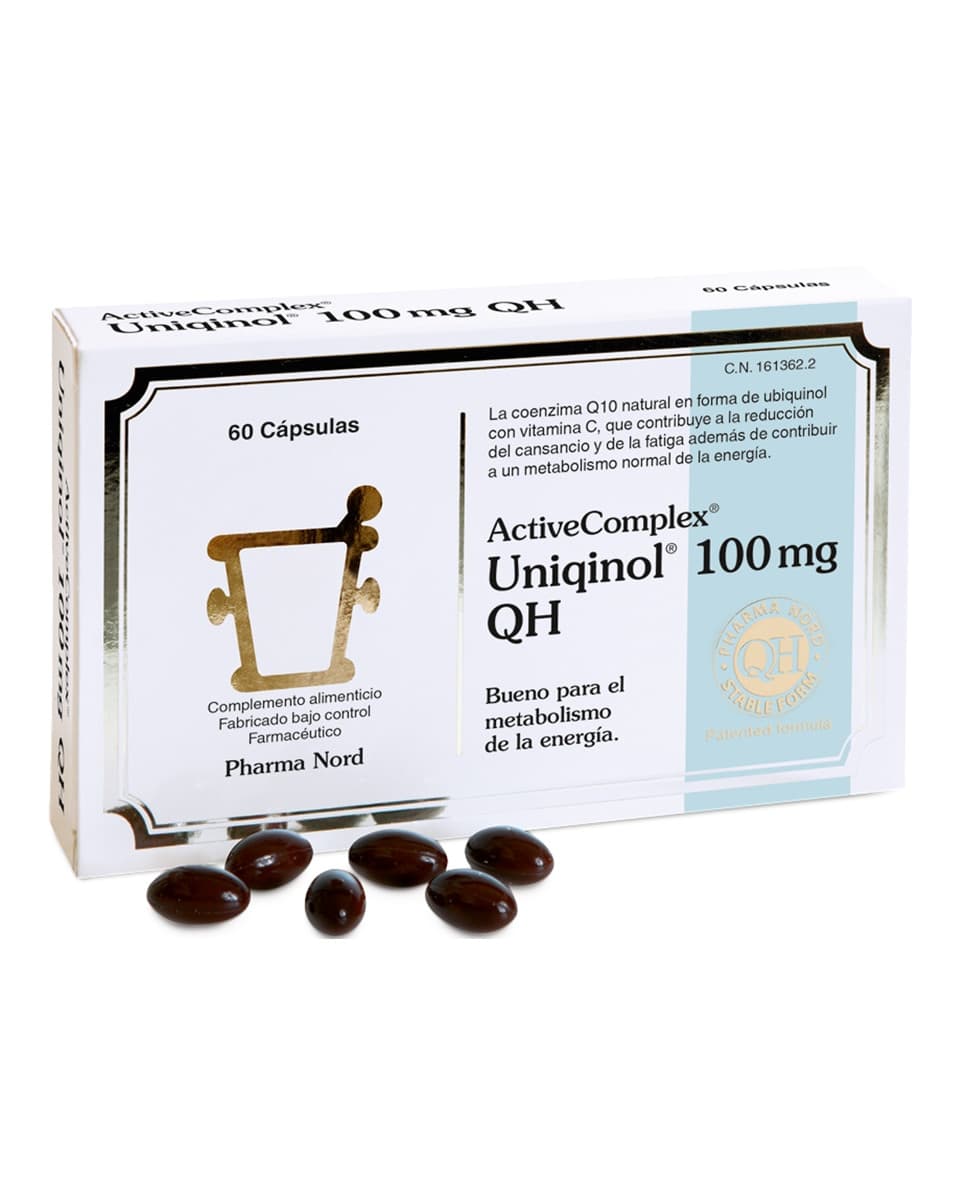 Pharma Nord - Cápsulas Coenzima Q10 ActiveComplex Uniquinol Pharma Nord.