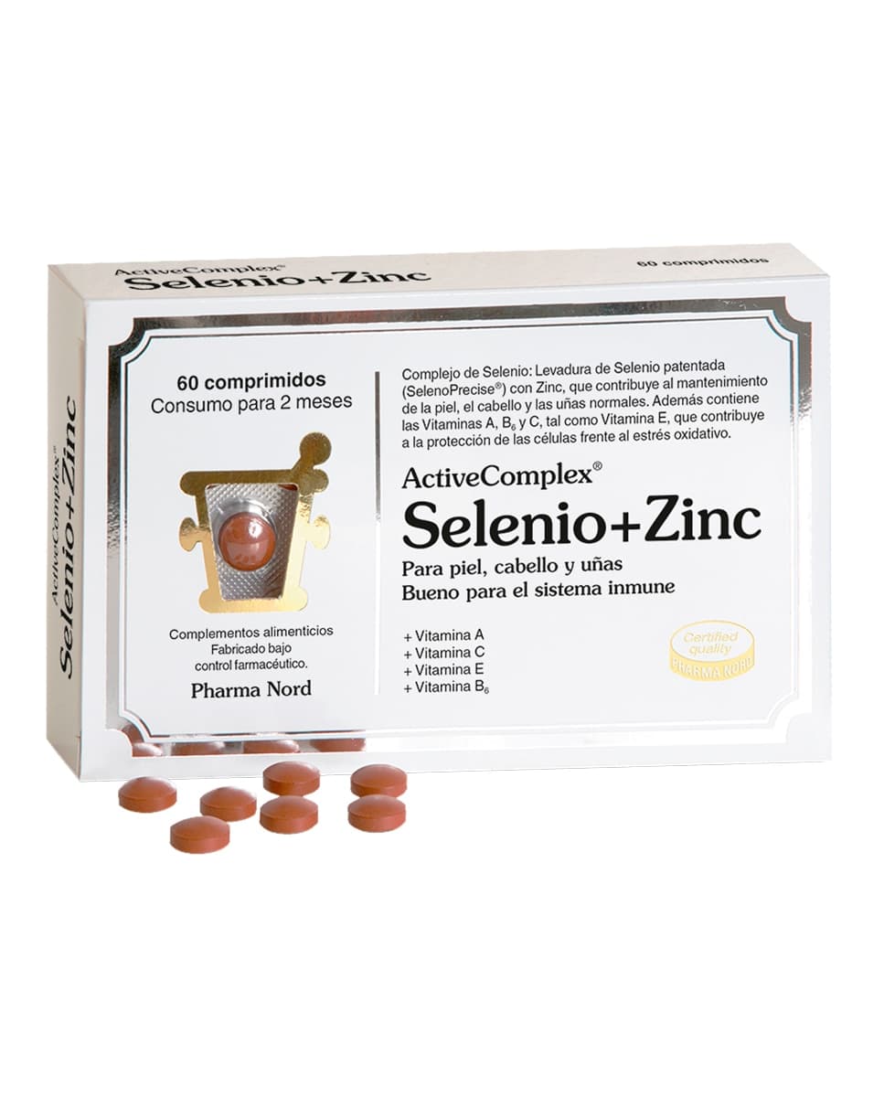Pharma Nord - Comprimidos antioxidantes ActiveComplex Selenio+Zinc Pharma Nord.