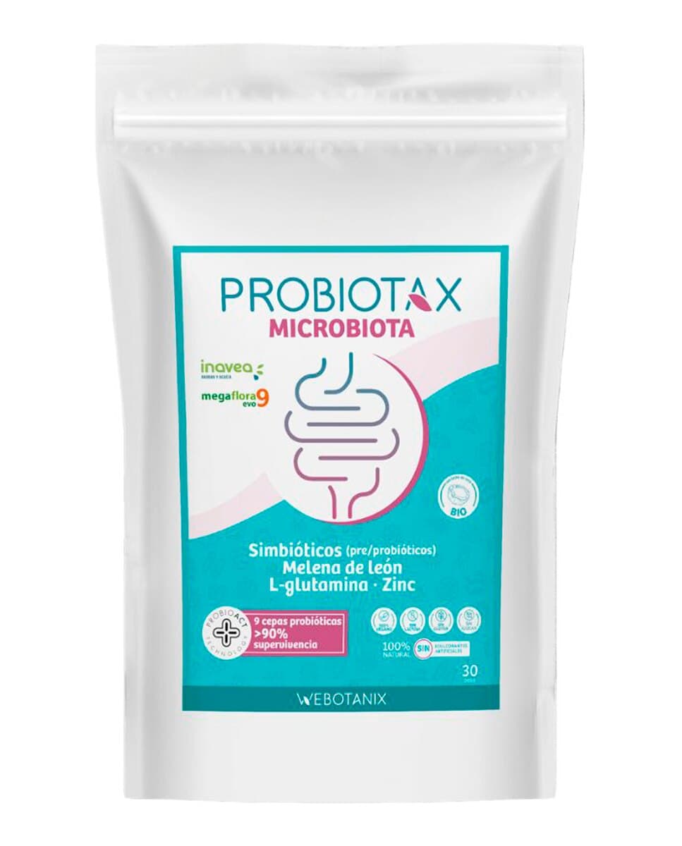 Webotanix - Complemento Alimenticio Probiotax Microbiota sabor coco 150 g WeBotanix.