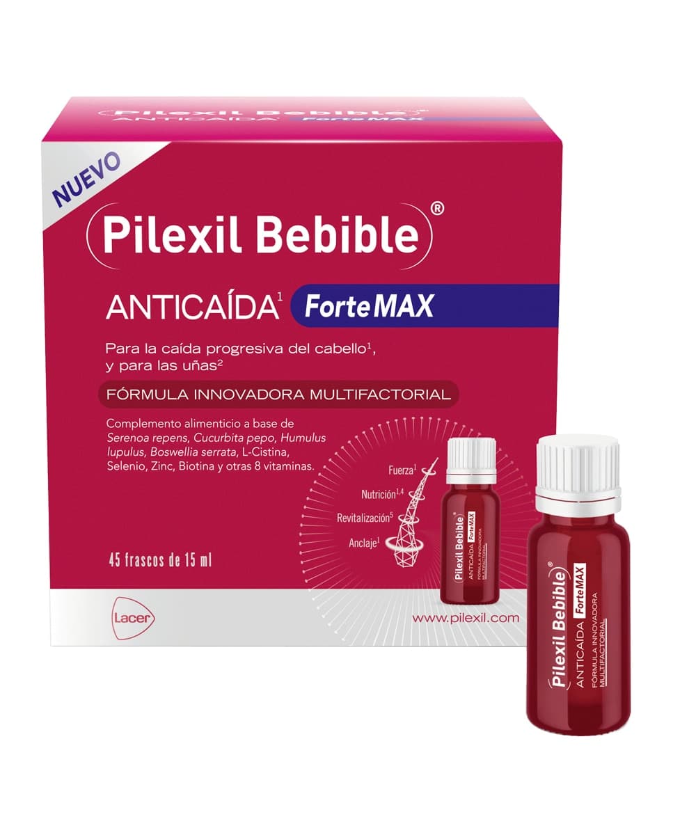 Pilexil - Anticaída Bebible ForteMax 45 Pilexil.