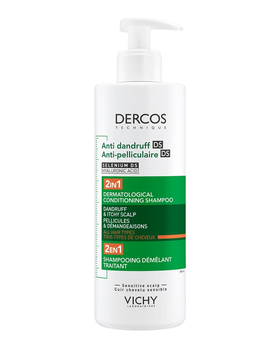 VICHY DERCOS - Champú Acondicionador Anticaspa DS 2 en 1 390 ml Vichy Dercos.