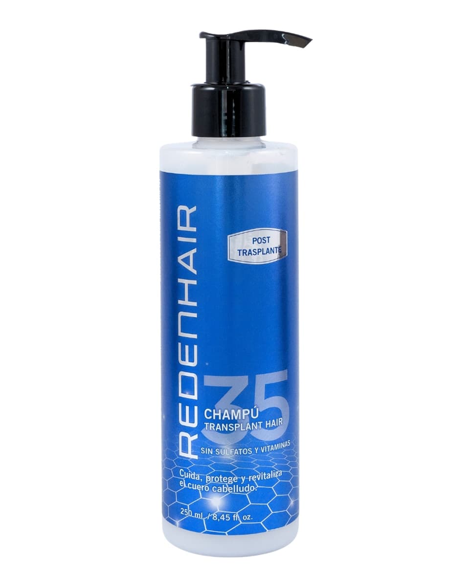 Redenhair - Champú pos-trasplante capilar 250ml Redenhair.