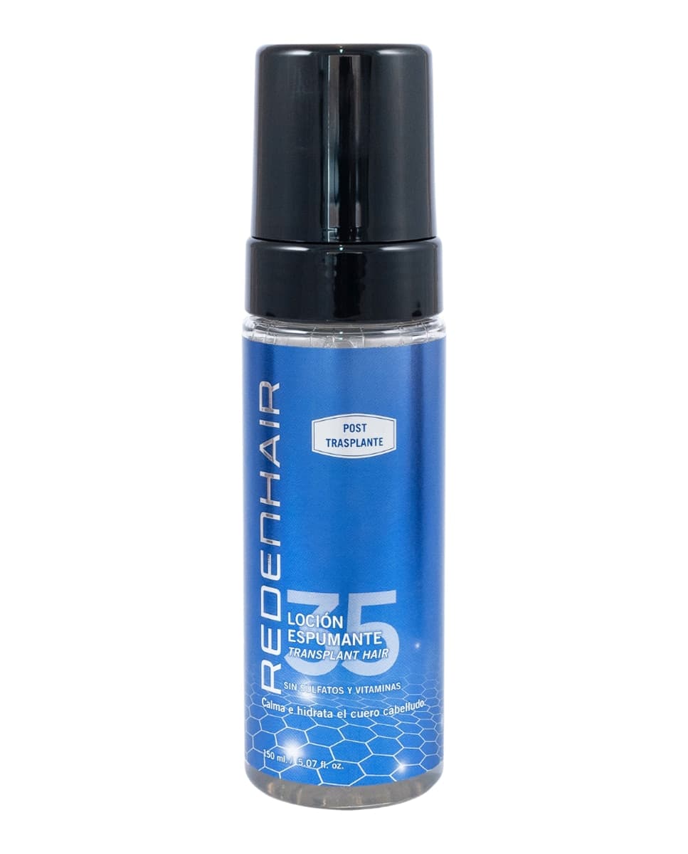 Redenhair - Espuma pos-trasplante capilar 150ml Redenhair.