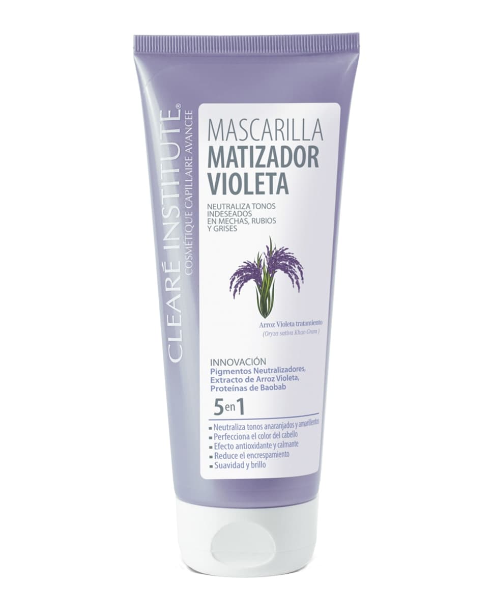 Clearé Institute - Mascarilla Matizador Violeta 200 ml Clearé Institute.