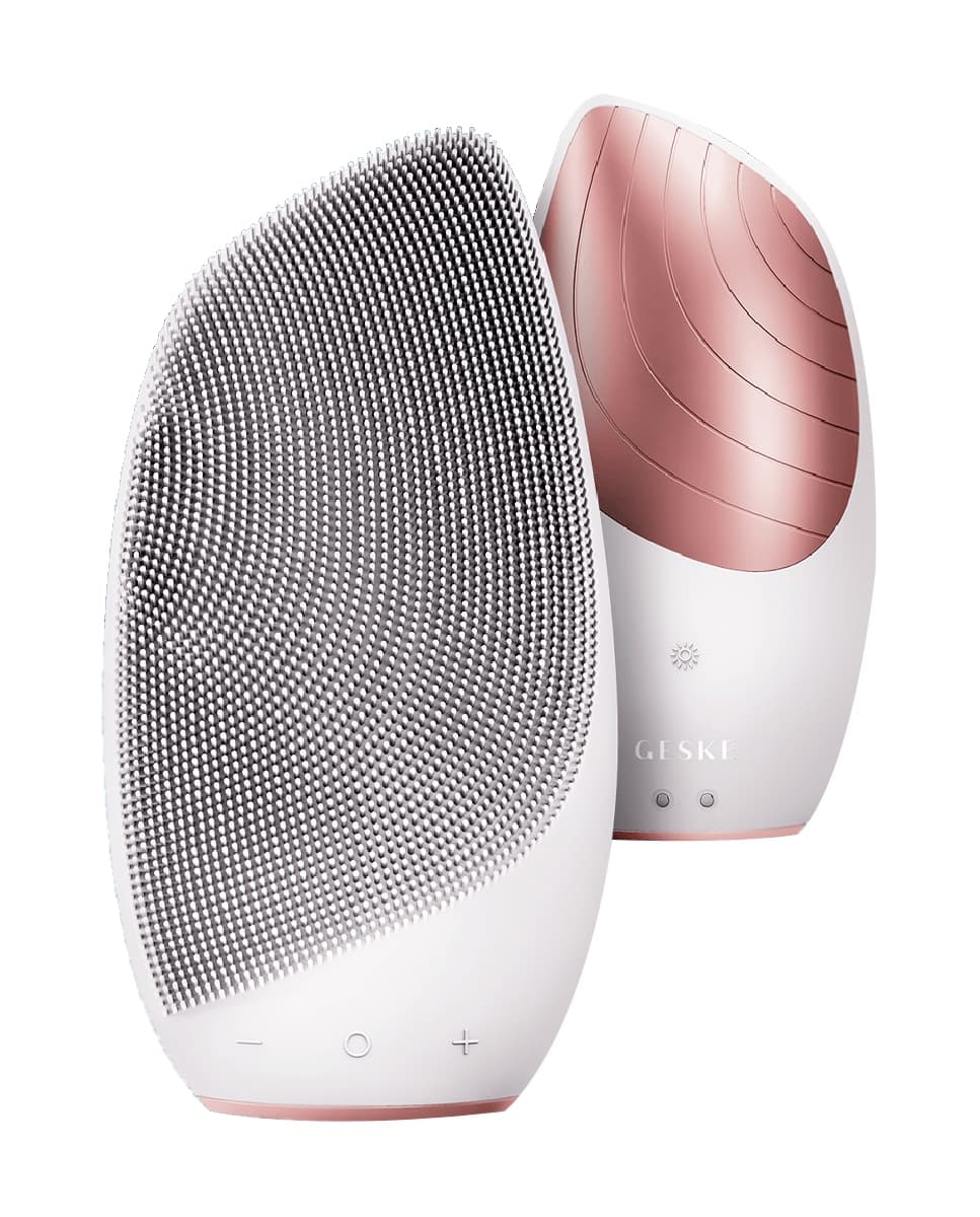 Geske - Dispositivo Facial Sonic Thermo Brush 6 in 1 White Rose Gold Geske.