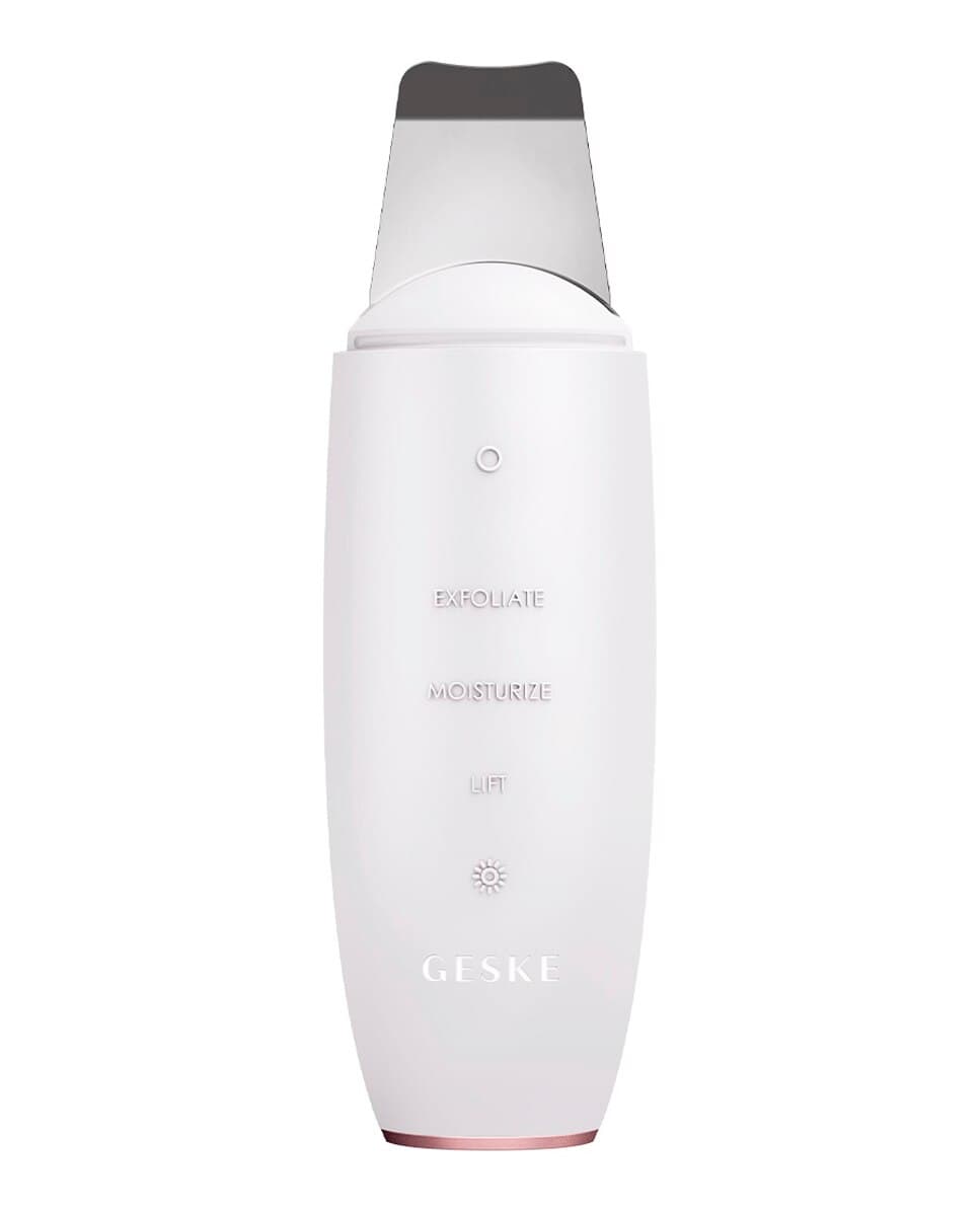 Geske - Dispositivo Facial MicroCurrent Skin Scrubber & Blackhead Remover 9 in 1 White Rose Gold Geske.