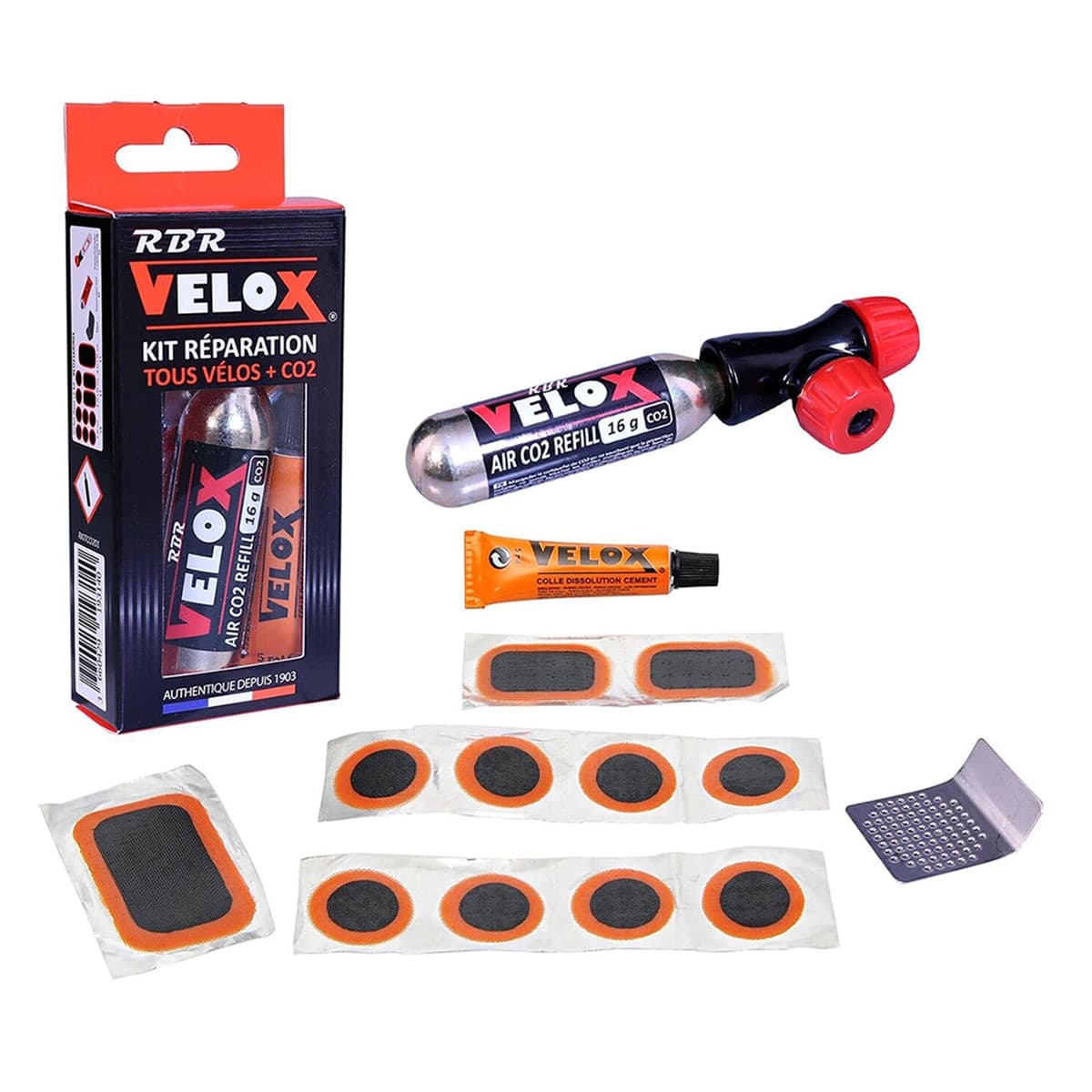 RBR - Kit Reparacion CO2 con Adaptador CO2 Rbr.