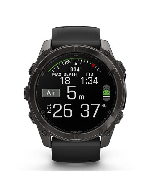 Garmin - Reloj Smartwatch fenix 8 51mm Zafiro Amoled, Titanio DLC Garmin.