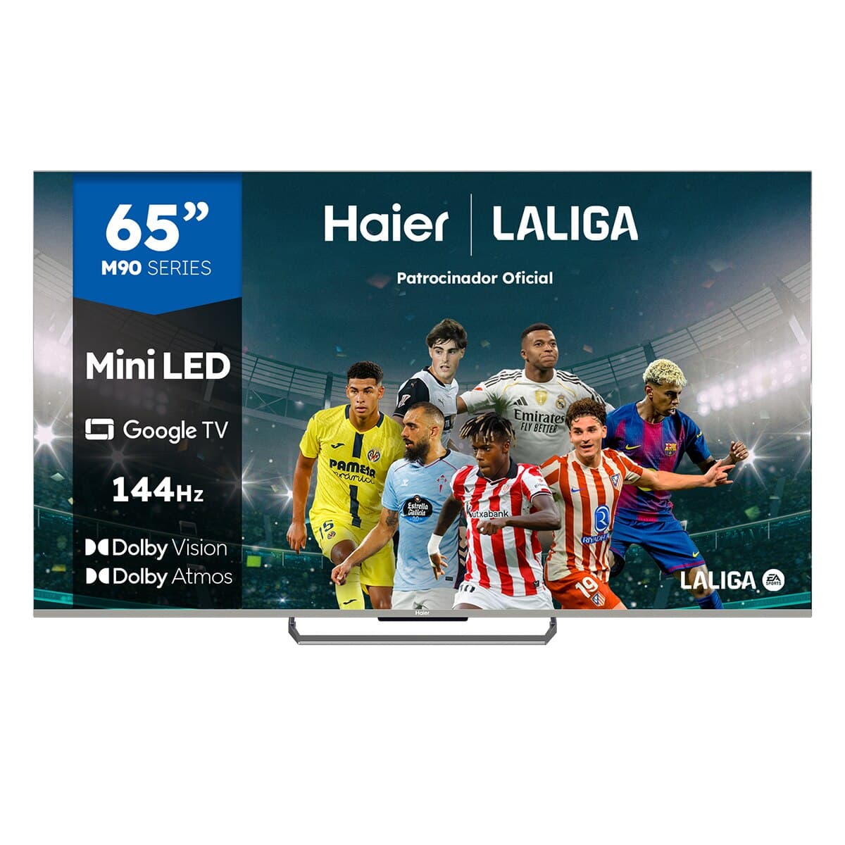 Haier - TV MiniLED 165cm (65") Haier H65M90EUX 4K UHD, Smart Google TV, Dolby Vision (Reacondicionado A estrenar).