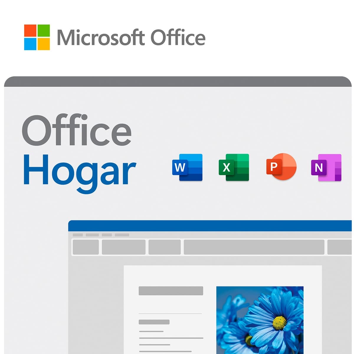 Microsoft - Microsoft Office Hogar 2024 Descarga Digital 1PC-Mac, licencia perpetua.