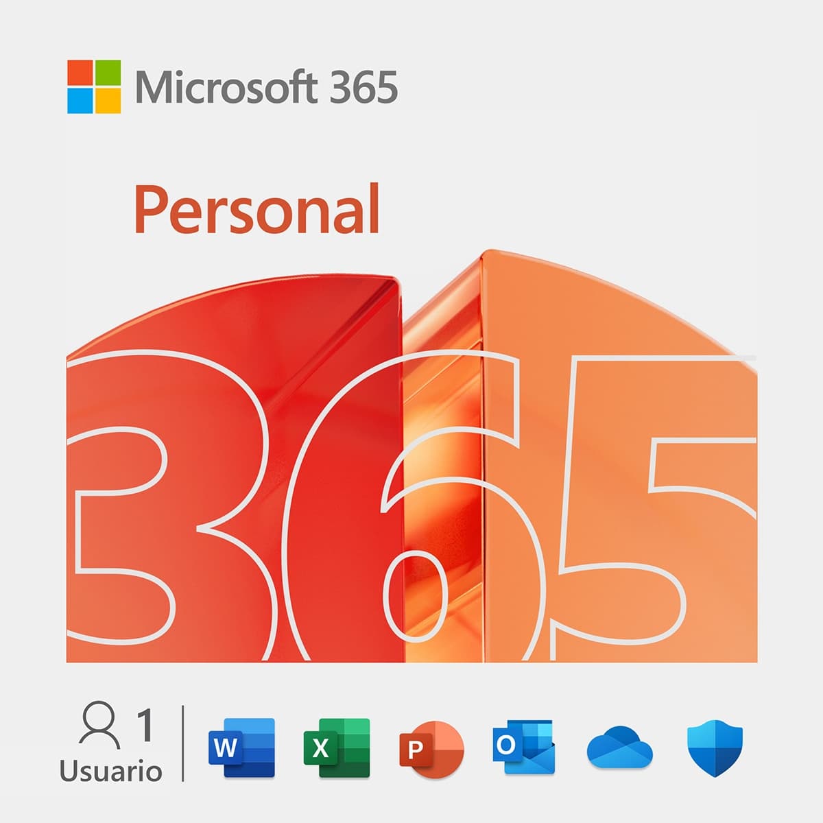 Microsoft - Microsoft 365 Personal Descarga Digital, 1 usuario, 1 año de suscripción, Multidispositivo.