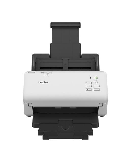 Brother - Escáner de sobremesa Brother ADS4300N con escaneado a doble cara y Ethernet.