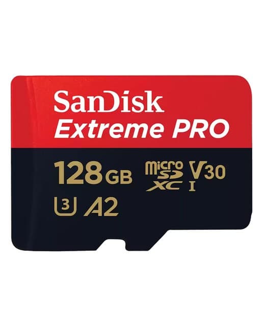Sandisk - Tarjeta de memoria Micro SDXC Sandisk Extreme PRO 128GB, V30, Clase 3.