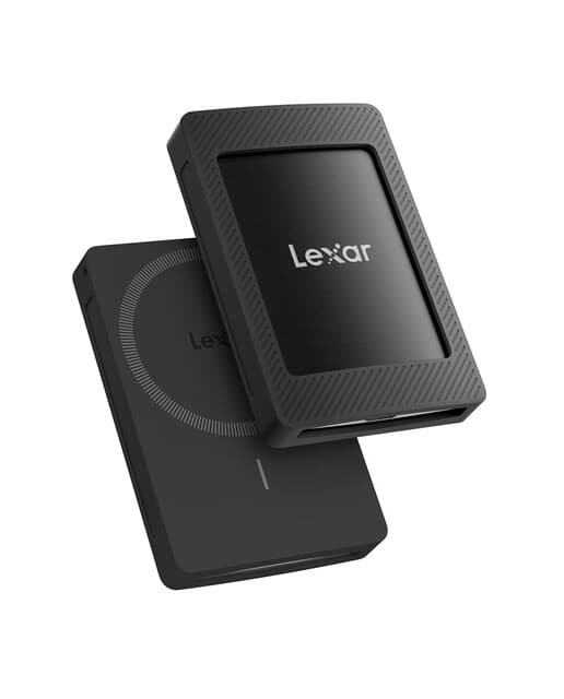 Lexar - Disco externo SSD portátil Lexar SL500 con set magnético, 4TB, USB 3.2 Gen2x2.