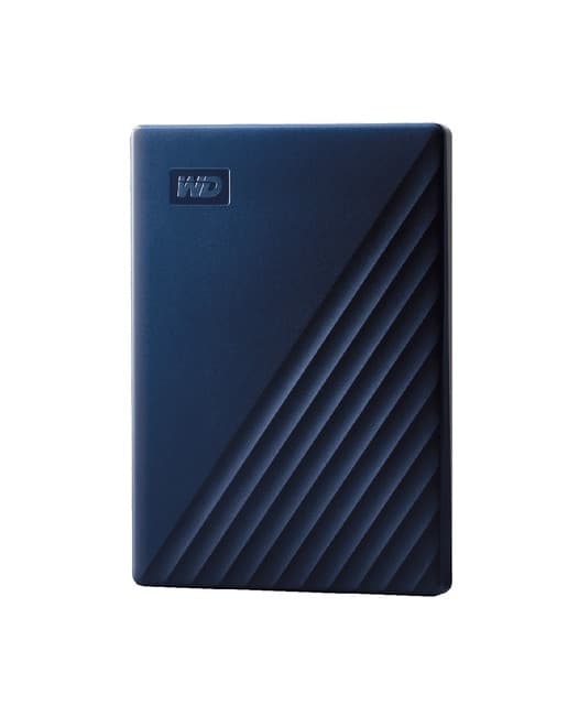 Western Digital - Disco duro externo Western Digital My Passport 4TB USB 3.2 Azul para Mac.