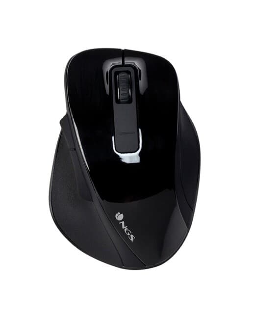NGS - Ratón óptico inalámbrico NGS Bow Negro.