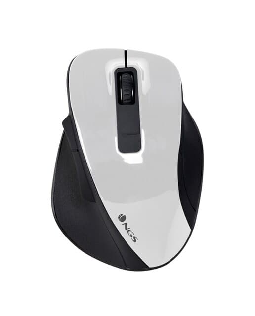 NGS - Ratón óptico inalámbrico NGS Bow Blanco.
