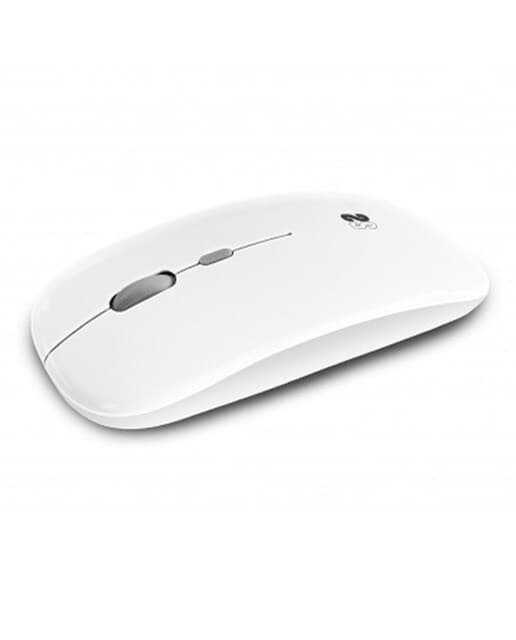 SUBBLIM - Ratón inalámbrico Subblim Dual Flat Bluetooth blanco.