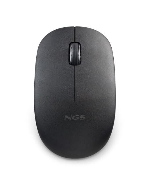 NGS - Ratón óptico inalámbrico NGS Fog Pro negro.