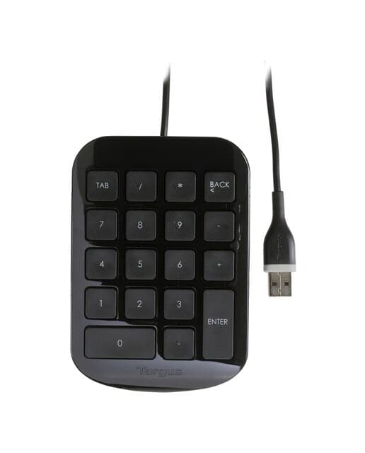 TARGUS - Teclado Numérico Targus negro y gris.