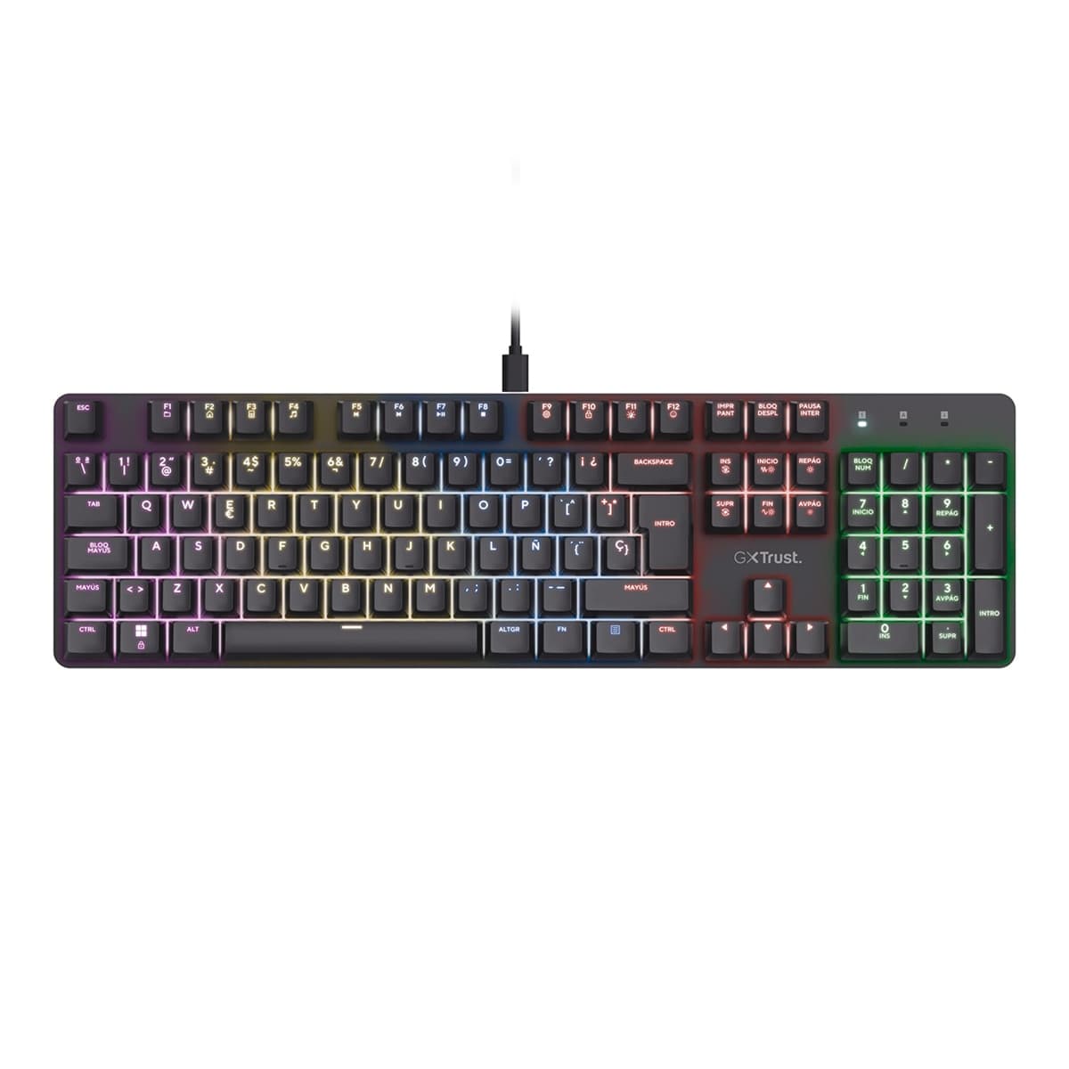 Trust - Teclado mecánico Gaming Trust GXT 871 Zora.