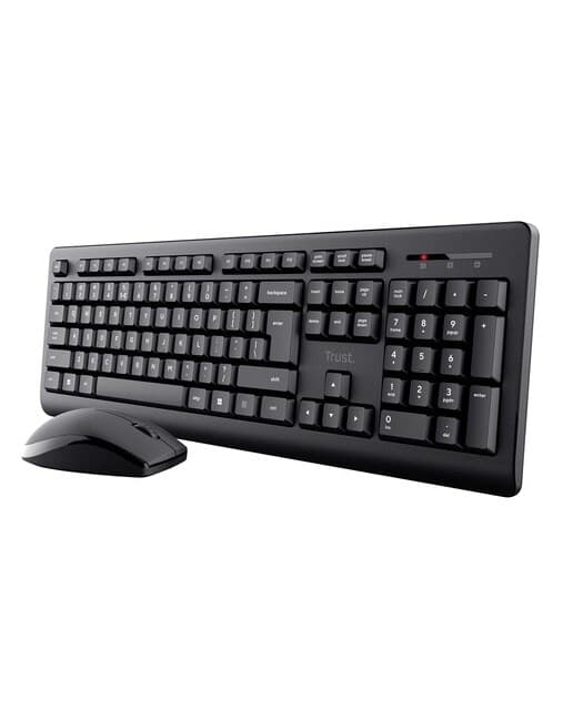 Trust - Combo Teclado+Ratón Trust Primo negro.
