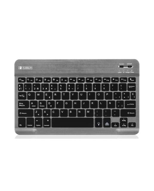 SUBBLIM - Teclado Bluetooth Subblim con teclas retroiluminadas.
