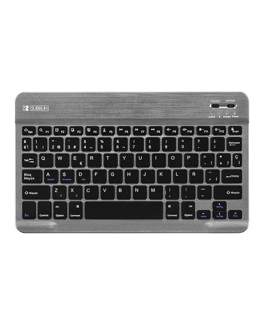 SUBBLIM - Teclado Bluetooth Subblim Smart BT Keyboard Gris.