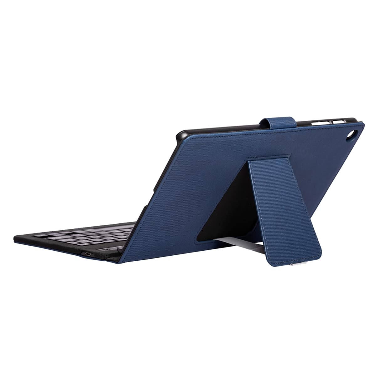 SilverHT - Funda SilverHT Wave Blue con teclado Bluetooth para tablet Samsung Galaxy TAB A11+ - TAB A9+ 11" (2023).