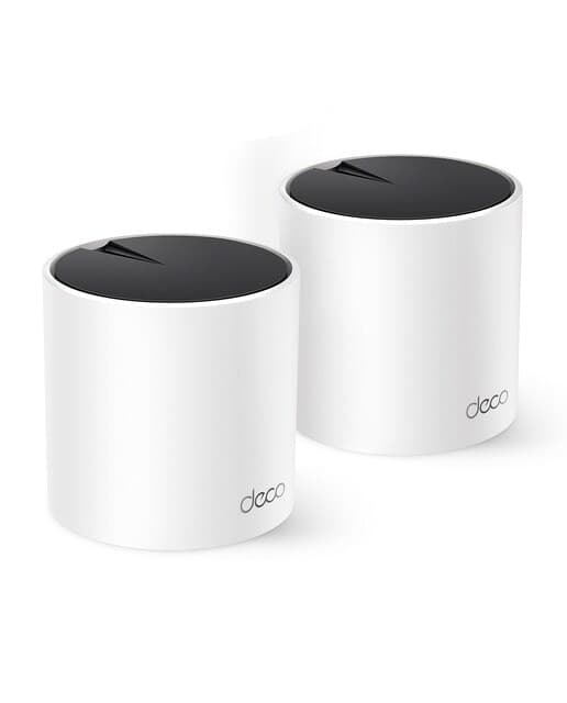 TP-LINK - Sistema WiFi 6 AI Mesh TP-Link Deco X55, AX3000, Cobertura hasta 420m2, Banda 160MHz, MU-MIMO, OFDMA, (2 nodos).