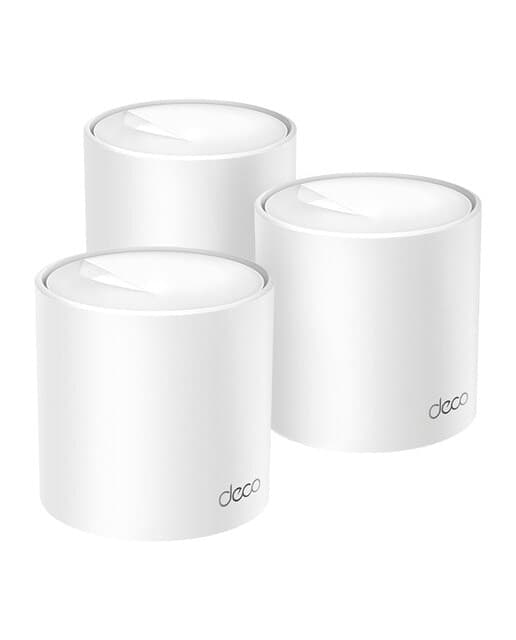TP-LINK - Sistema Wi-Fi 6 Mesh TP-Link Deco X10, AX1500, IA, Seguridad Avanzada, Puertos Gigabit, Pack de 3.