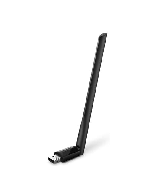 TP-LINK - Adaptador USB Inalámbrico TP-LINK Archer T2U Plus AC600 Alta Ganancia Doble Banda.