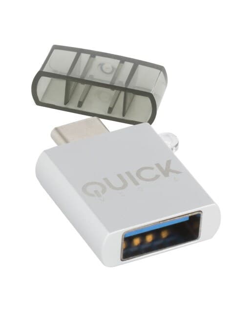 Quick Media - Adaptador Quickmedia USB Type C a USB 3.0.