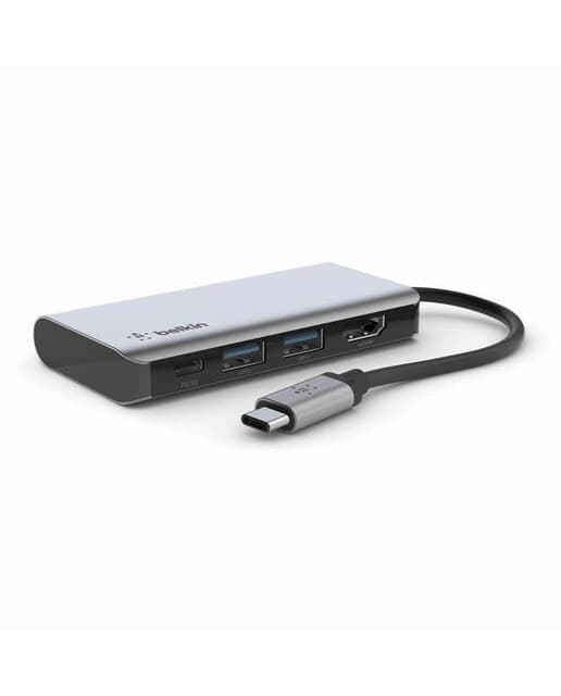 Belkin - Hub multipuerto Belkin USB-C 4 en 1.