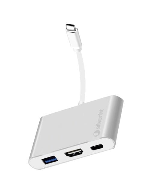 SilverHT - Hub SilverHT Logan USB Tipo C, HDMI 4K.