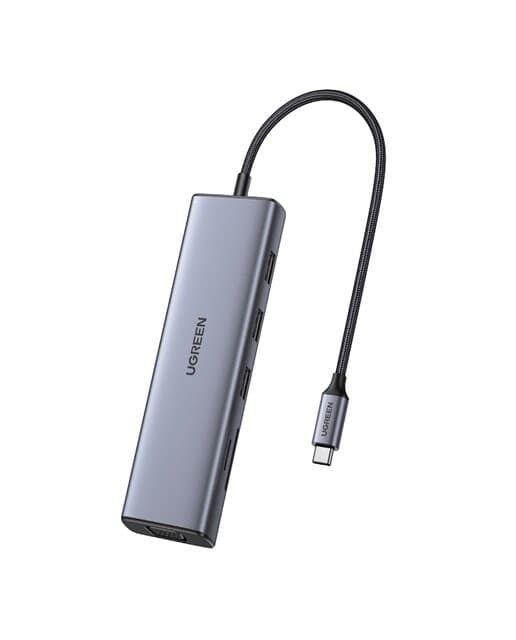 UGREEN - Hub USB-C UGREEN 9 en 1, 100W, HDMI hasta 4K@30Hz.