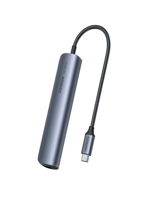 UGREEN - Hub USB-C UGREEN 5 en 1, 100W, HDMI hasta 4K@60Hz.