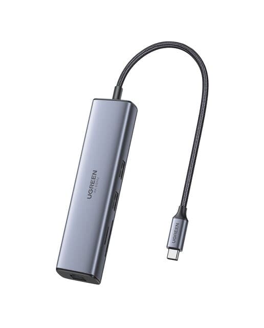 UGREEN - Hub USB-C UGREEN 7 en 1, 100W, HDMI hasta 4K@60Hz.