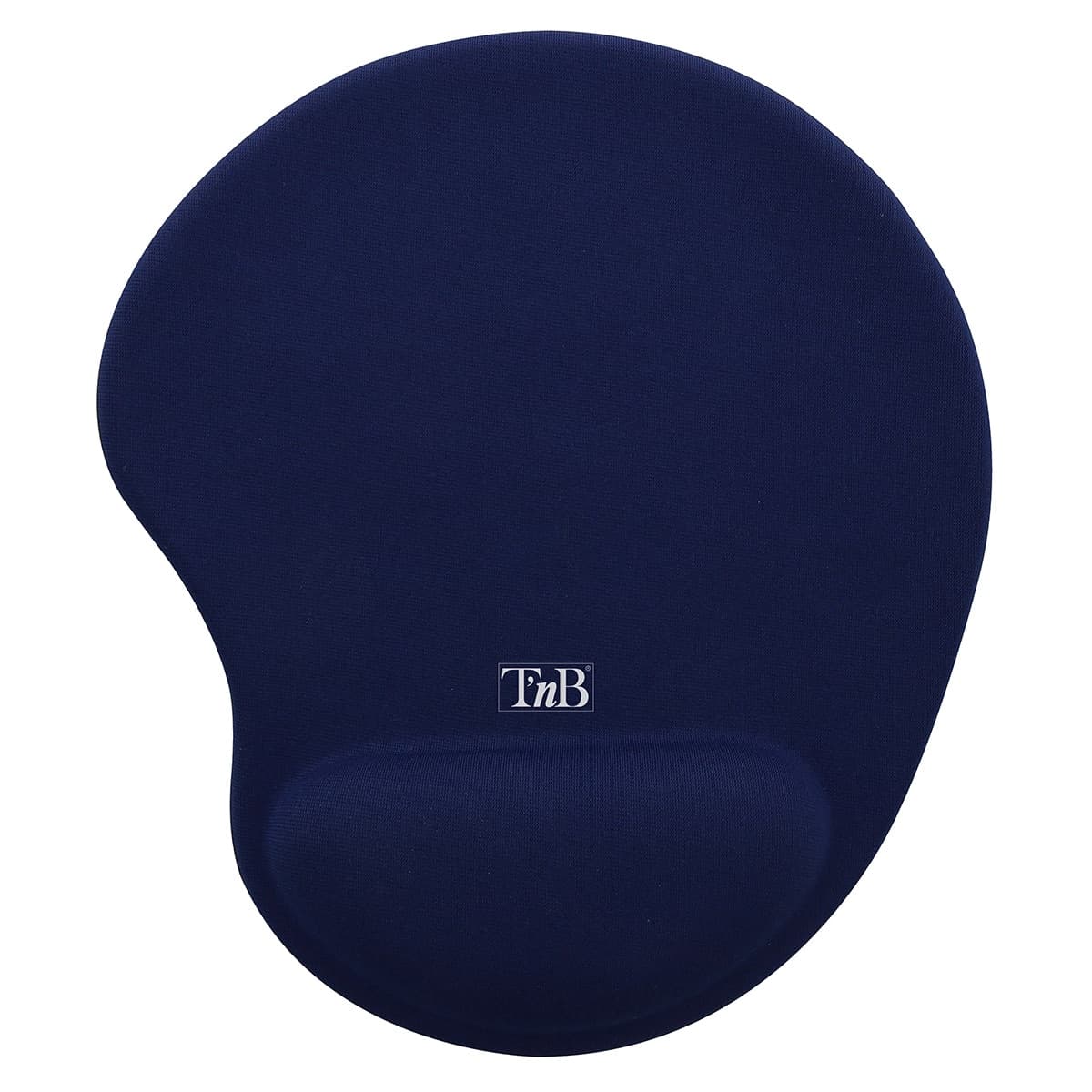 TNB - Alfombrilla para ratón T'nB ergonómica con reposamuñecas azul.