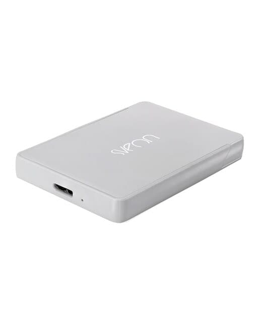 Sveon - Caja de plástico para disco duro SATA de 6,35 cm ( 2,5 '') Sveon USB 3.0 plata.