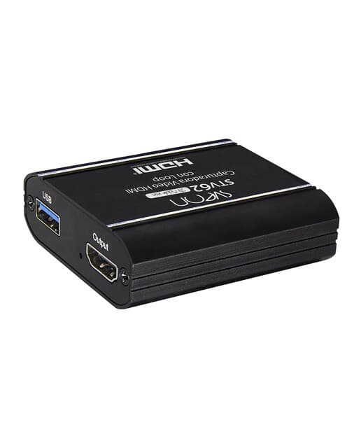 Sveon - Capturadora de vídeo Sveon STV62, USB - HDMI con Loop out.