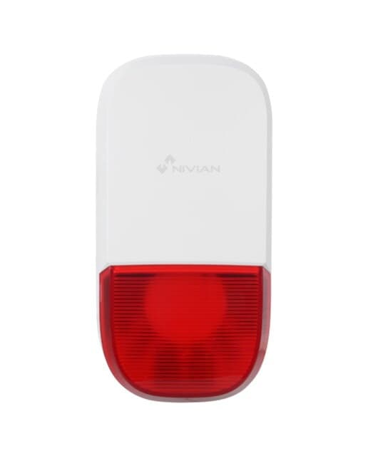 Nivian - Sirena de exterior con alerta lumínica Nivian NVS-S7B.
