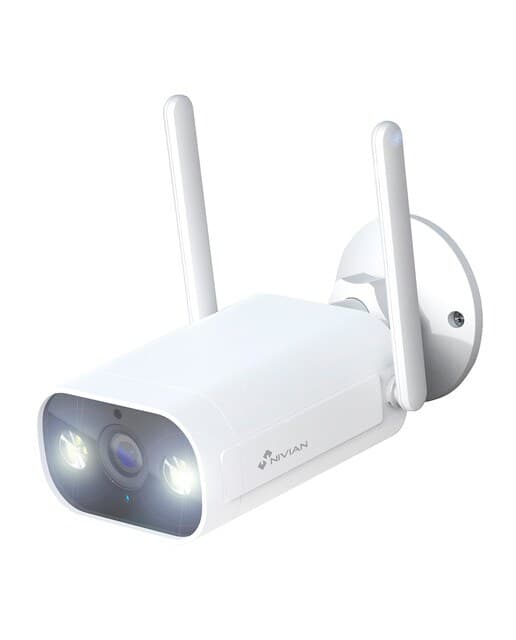 Nivian - Cámara Wi-Fi de exterior 2K Nivian NVS-IPC-02-L con luz e IA.