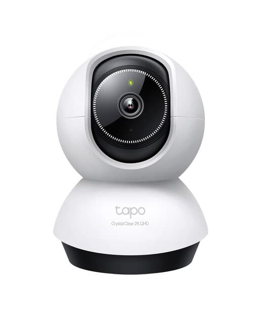 TAPO - Cámara de vigilancia IP Tapo TC72, 2K QHD, Visión Nocturna, Detección Inteligente IA, 360º.