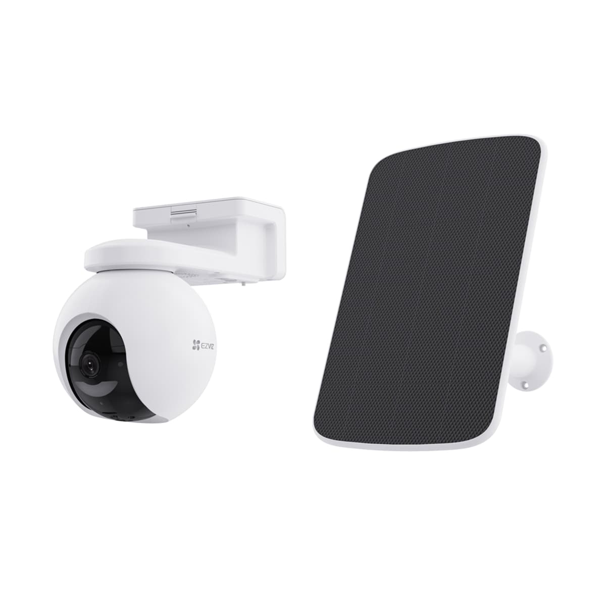 Ezviz - Kit de Cámara de vigilancia exterior Ezviz EB8 4G 2K con Panel solar, panorámica e inclinable con batería.